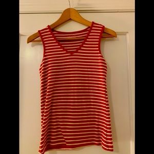 Tahari, stripped tank top